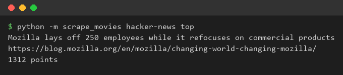 Step 6: top story