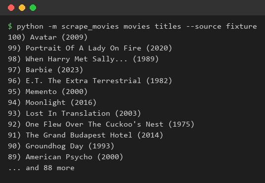 Step 3: titles