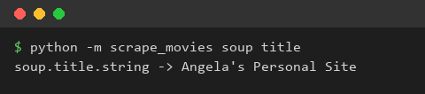 Step 1: soup title