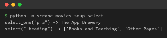 Step 5: select