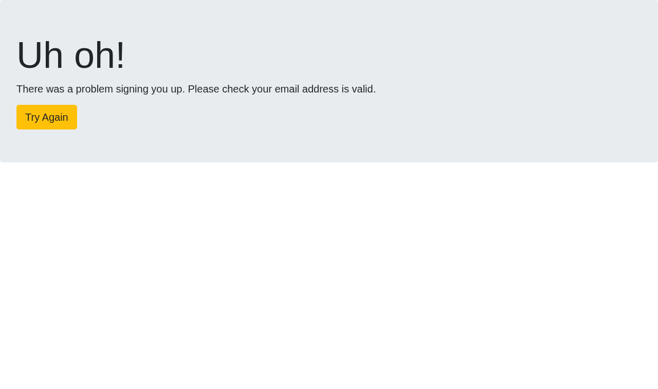 Step 3, signed up
