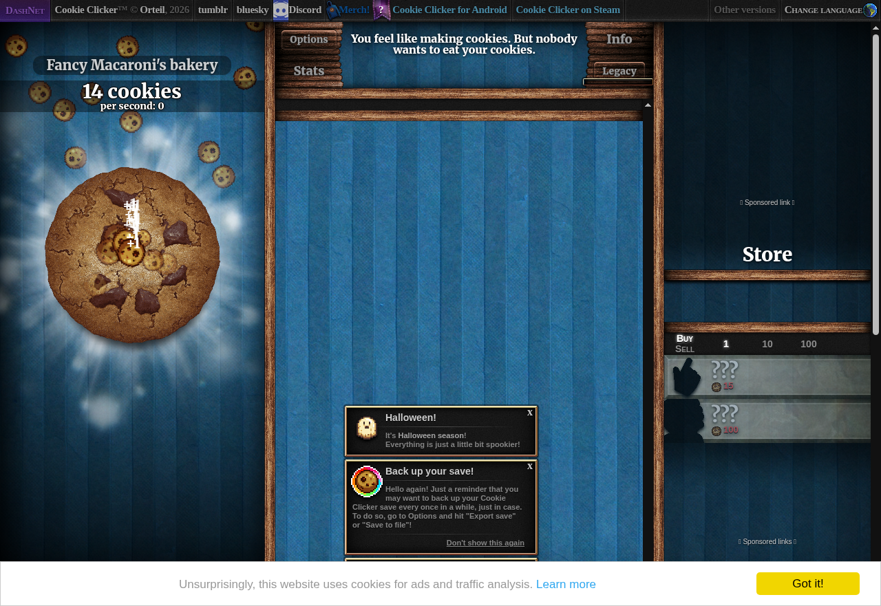 Step 2: after 15 clicks