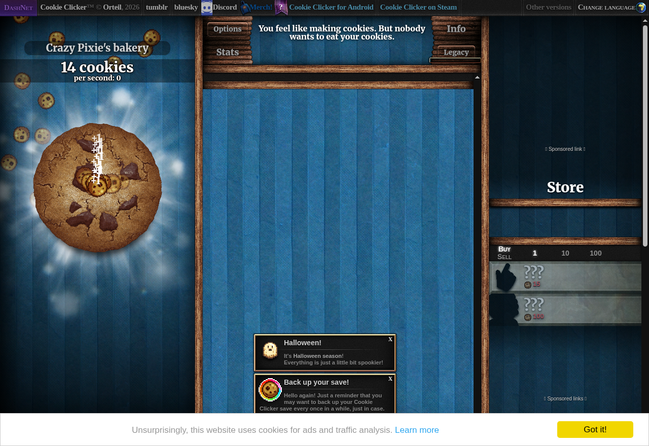 Step 2: after 15 clicks